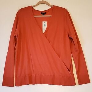 Lety & Me Coral Mauve Pullover‎ Knit Sweater Size 1X Women NWT